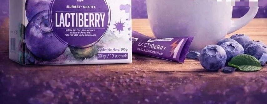 Lactiberry Blueberry Milk Tea