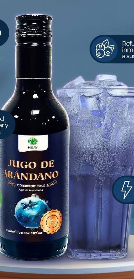 Pure Blueberry — Jugo de Arándano