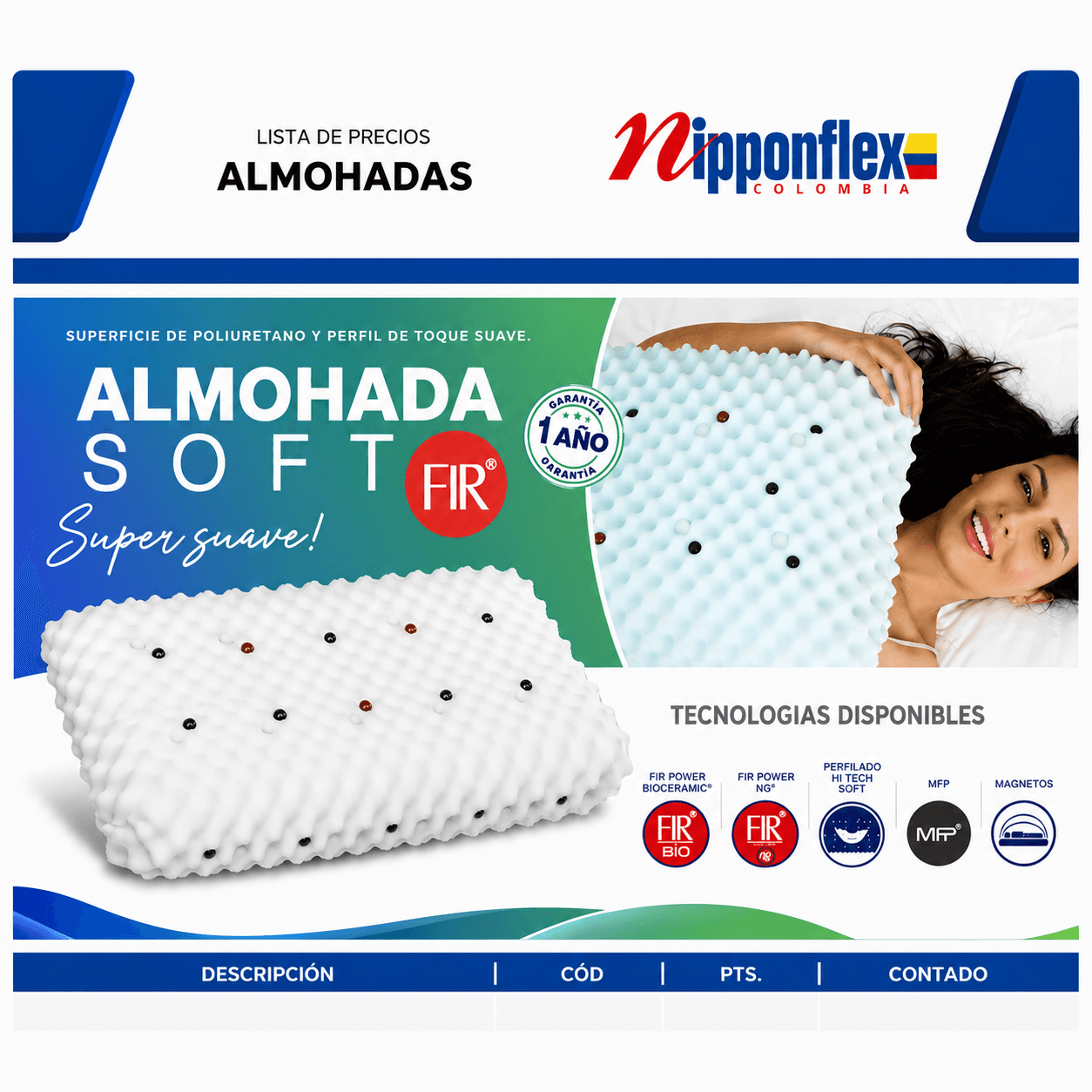 Almohada Soft 11 cm