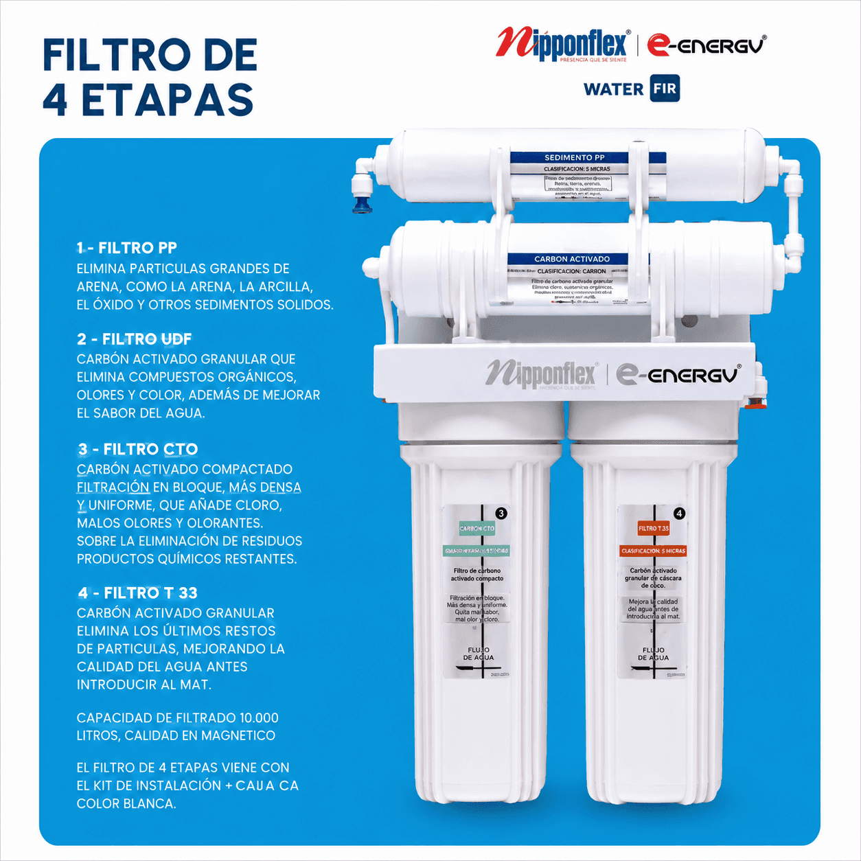 Filtro E-Energy 4 Etapas