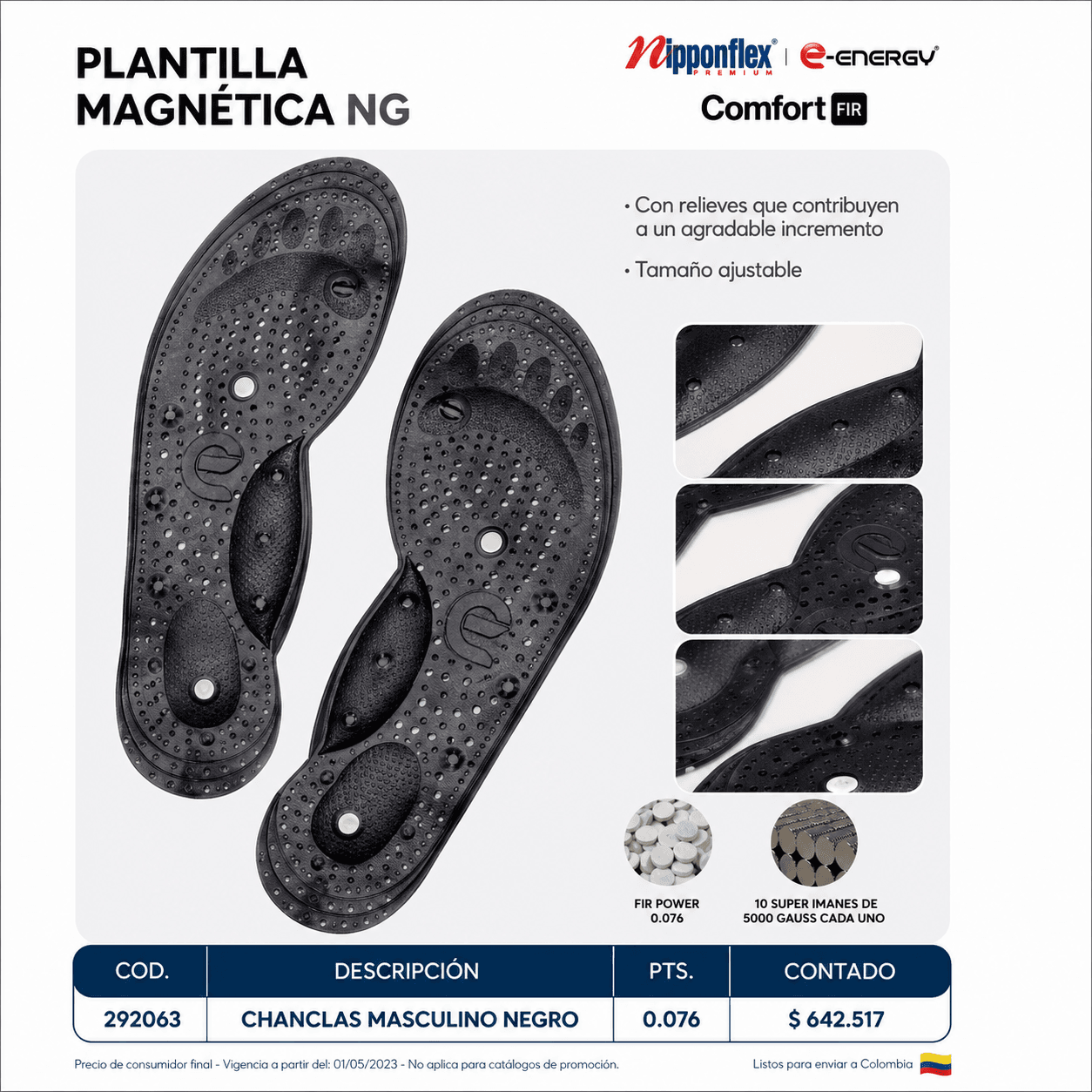 Plantilla Magnética NG